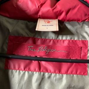 Almost New True Religion Puffer Jacket.